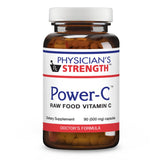 Fuerza del Médico Power-C botella vertido, vitamina C de origen natural para uso diario.