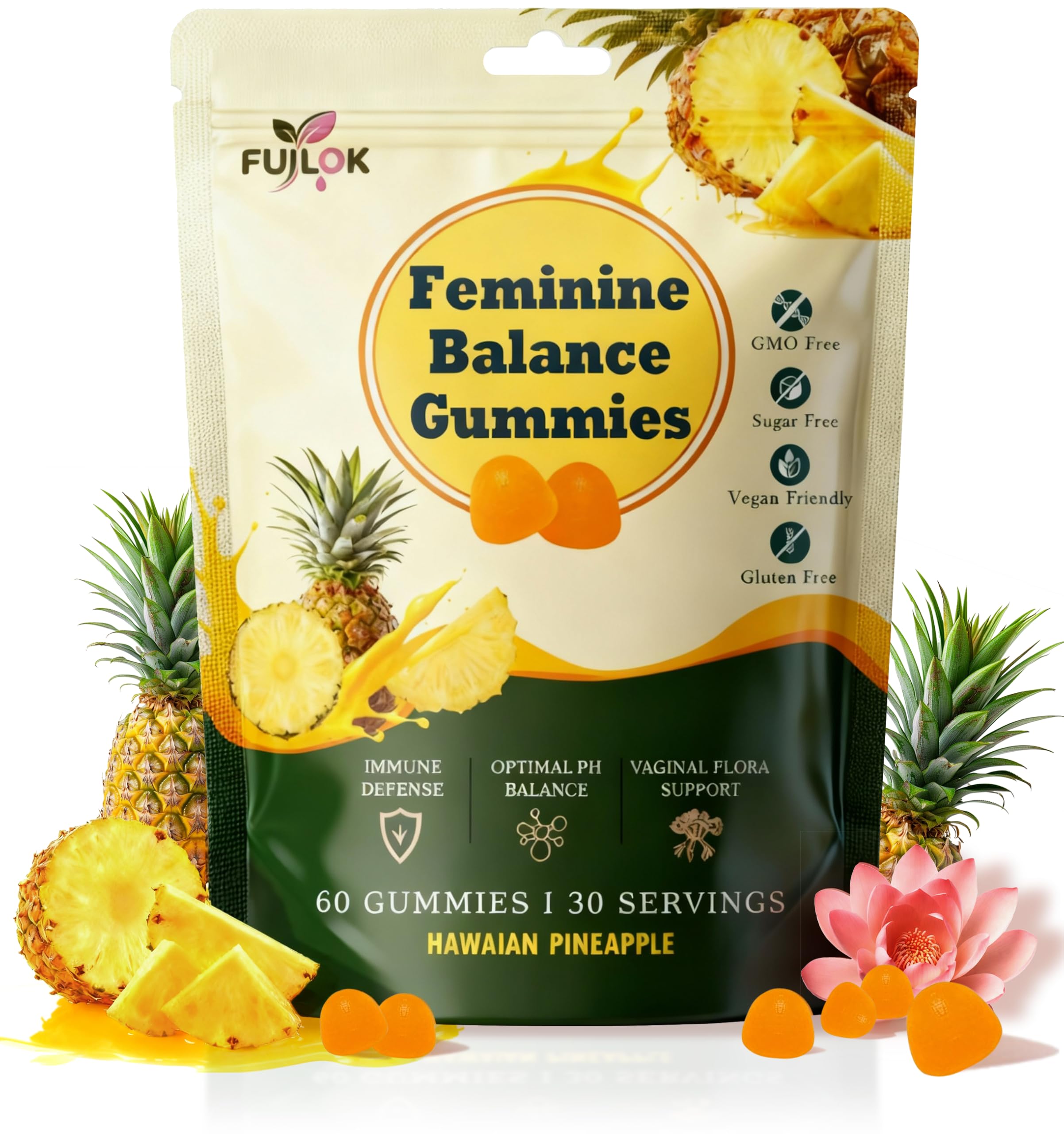 Gomitas FUILOK Balance en frasco, opción diaria para equilibrio digestivo.