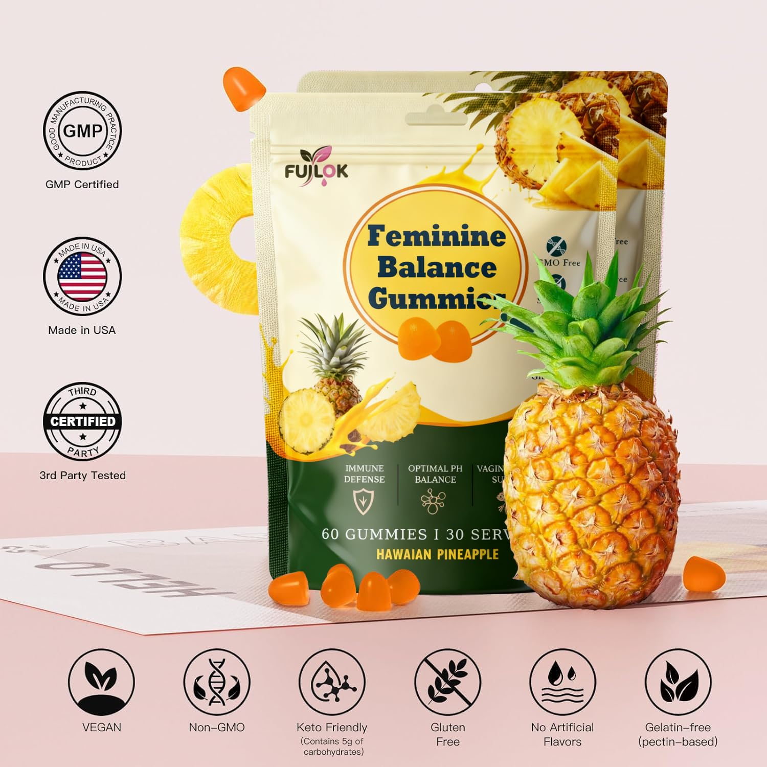 FUILOK Balance, ingredientes clave Bacillus coagulans para apoyo suave del microbioma.