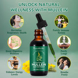 FUKEVY Gotas Mullein: tapa hermética ayuda a conservar la frescura.