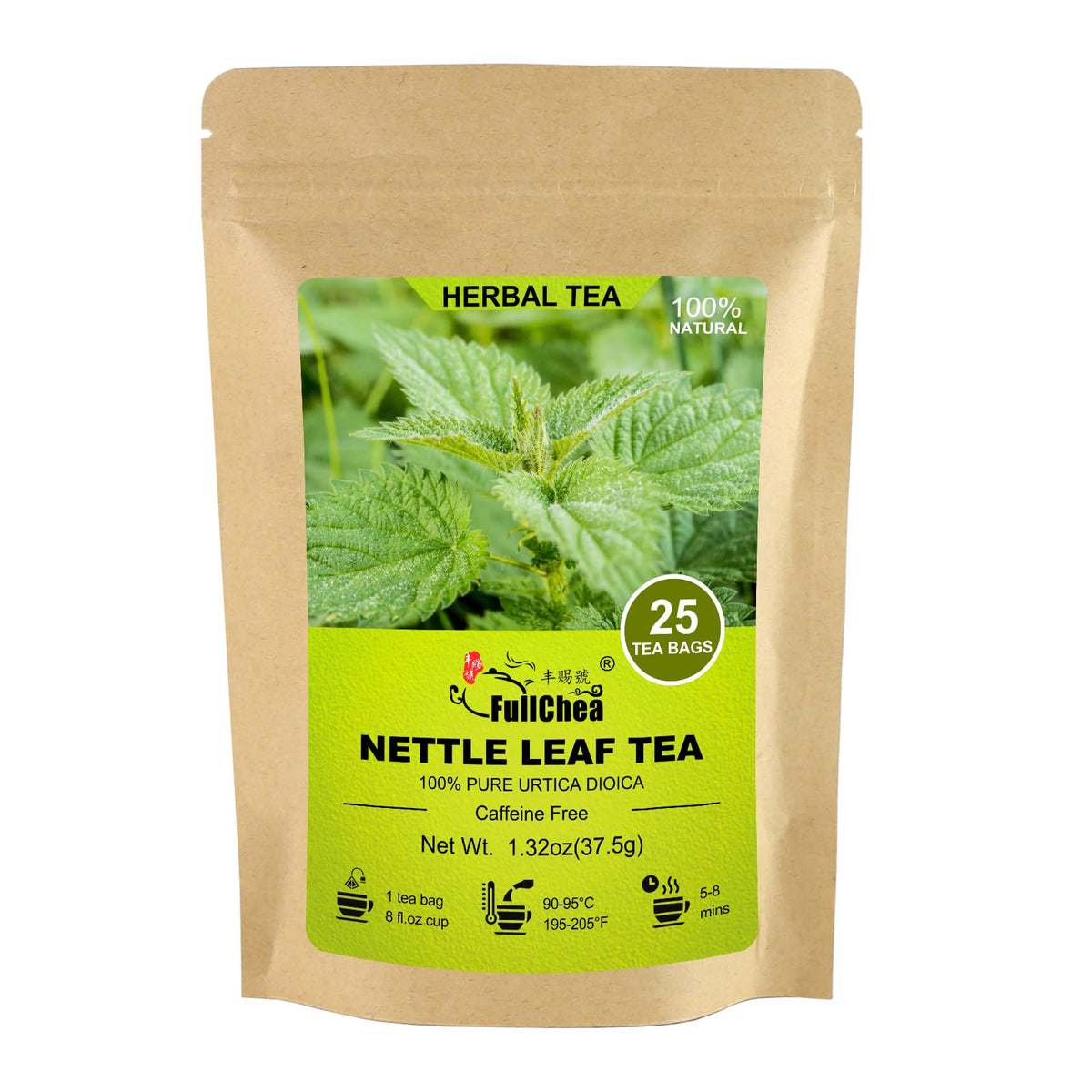 FullChea, bolsitas de ortiga listas para infusión rápida y aroma herbáceo