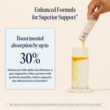 FullWell Alpha Inositol+ Stick Orange Cream, disolución rápida en agua fría.