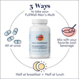 FullWell Múltivitamínico para hombres: fórmula diseñada por dietista registrado.