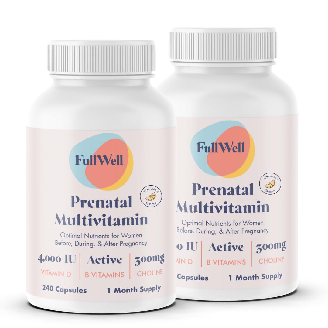 FullWell Prenatal: cápsulas con esencia de limón para apoyo nutricional diario