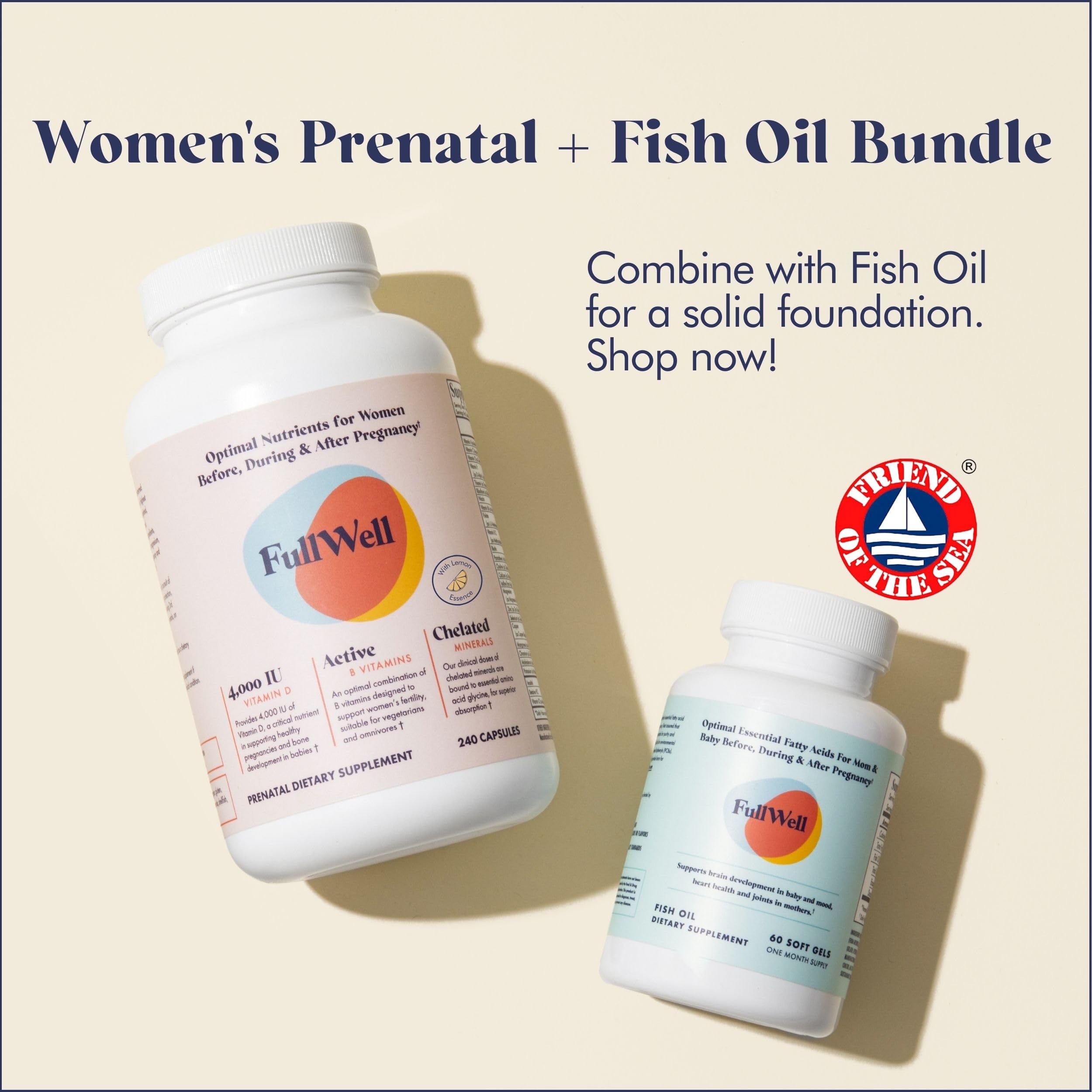 FullWell Prenatal: etiqueta de nutrición y seguridad para decisiones informadas