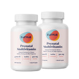 FullWell Prenatal Multivitamin: caja del producto para un embarazo saludable.