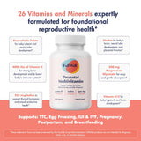 FullWell Prenatal Multivitamin label provides ingredients and safety testing details