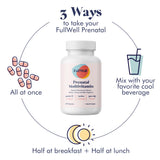 FullWell Prenatal Multivitamin: pack de dos envases para conveniencia y ahorro.