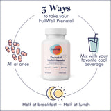 FullWell Prenatal: paquete doble para ahorro y consistencia en la nutrición