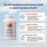 FullWell Multivitamínico Femenino: cápsulas en la mano muestran tamaño y uso diario.