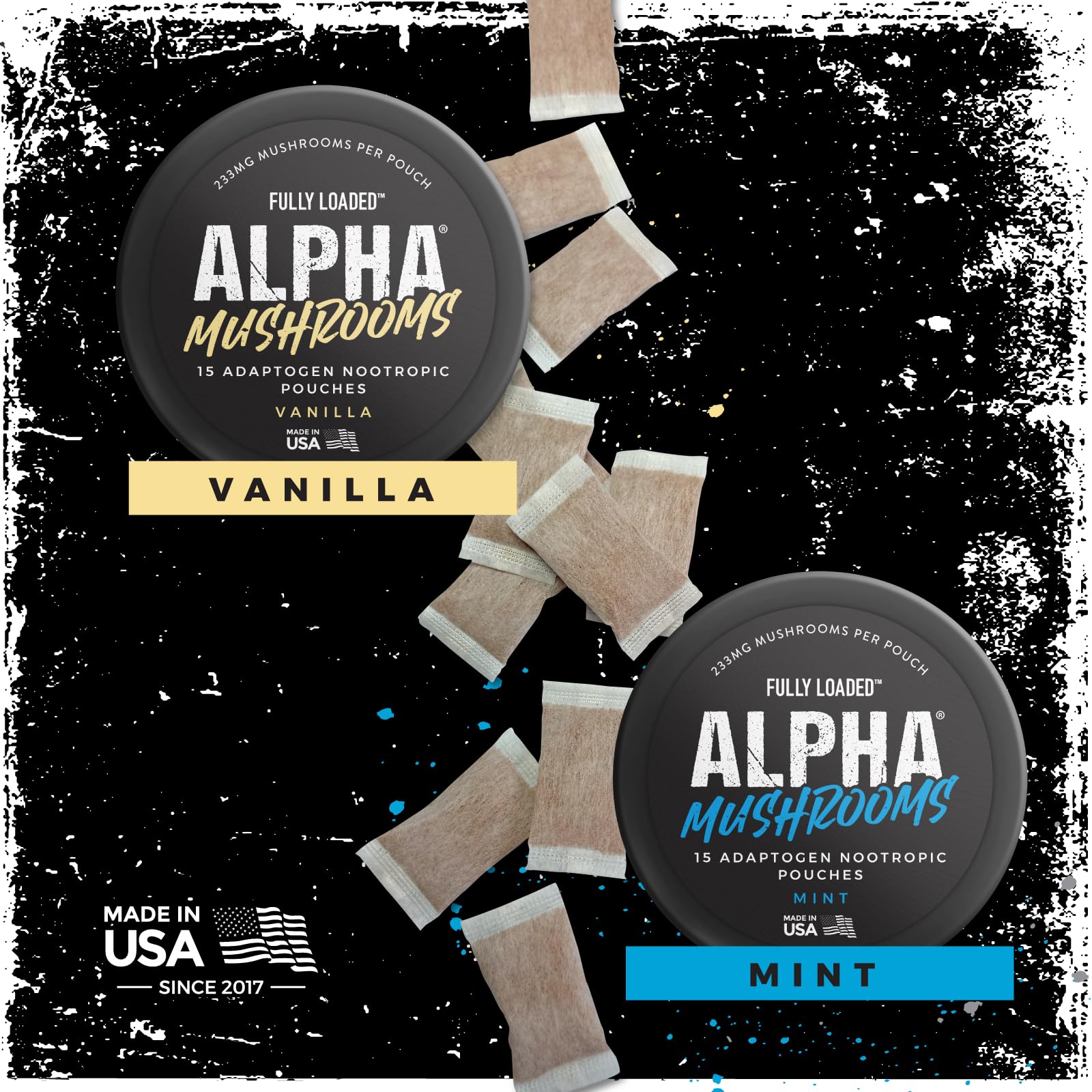 Cordyceps presente en Fully Loaded Bullseye Alpha Mushrooms para enfoque.