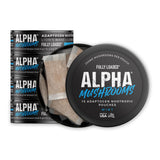 Fully Loaded Bullseye Alpha Mushrooms en empaque de 5 pack para uso diario.