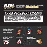 Lata de menta de Fully Loaded Bullseye Alpha Mushrooms lista para llevar.