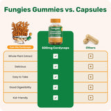 Gomitas Fungies veganas sin gluten, opción para distintas dietas