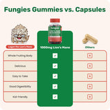 Gominolas veganas Fungies Melena de León sin gelatina