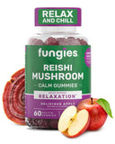 Fungies Reishi gomitas en envase de sabor manzana para relajación