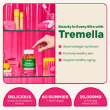 Gomitas Tremella con sabor fresa, sabor delicioso para hidratación diaria.