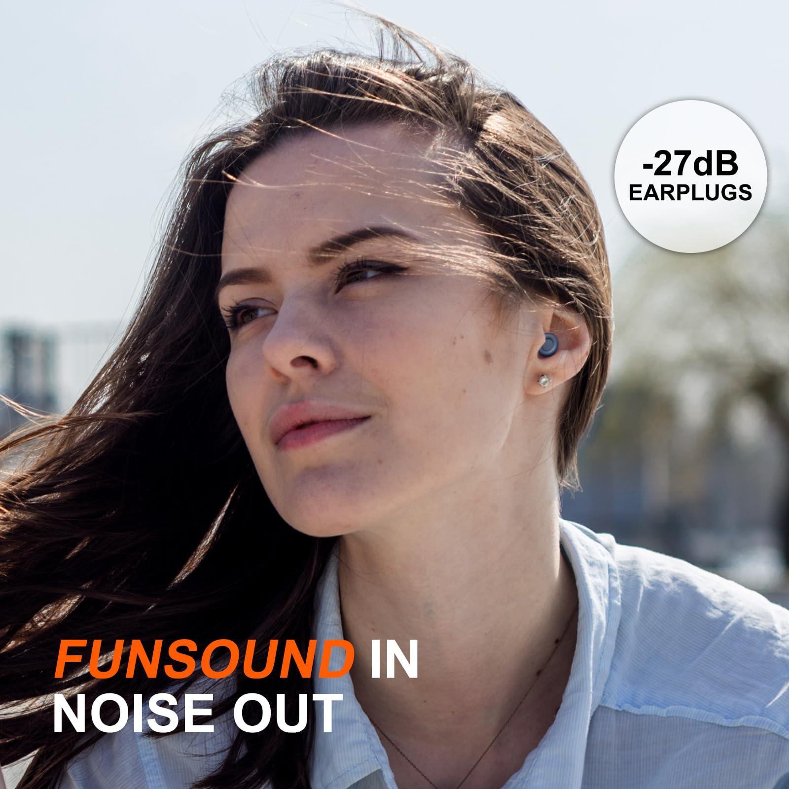 Funsound puntas espuma talla S/M/L, confort y respuesta suave.