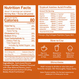 Mezcla en café con sabor avellana de Further Food Collagen para un latte cremoso.