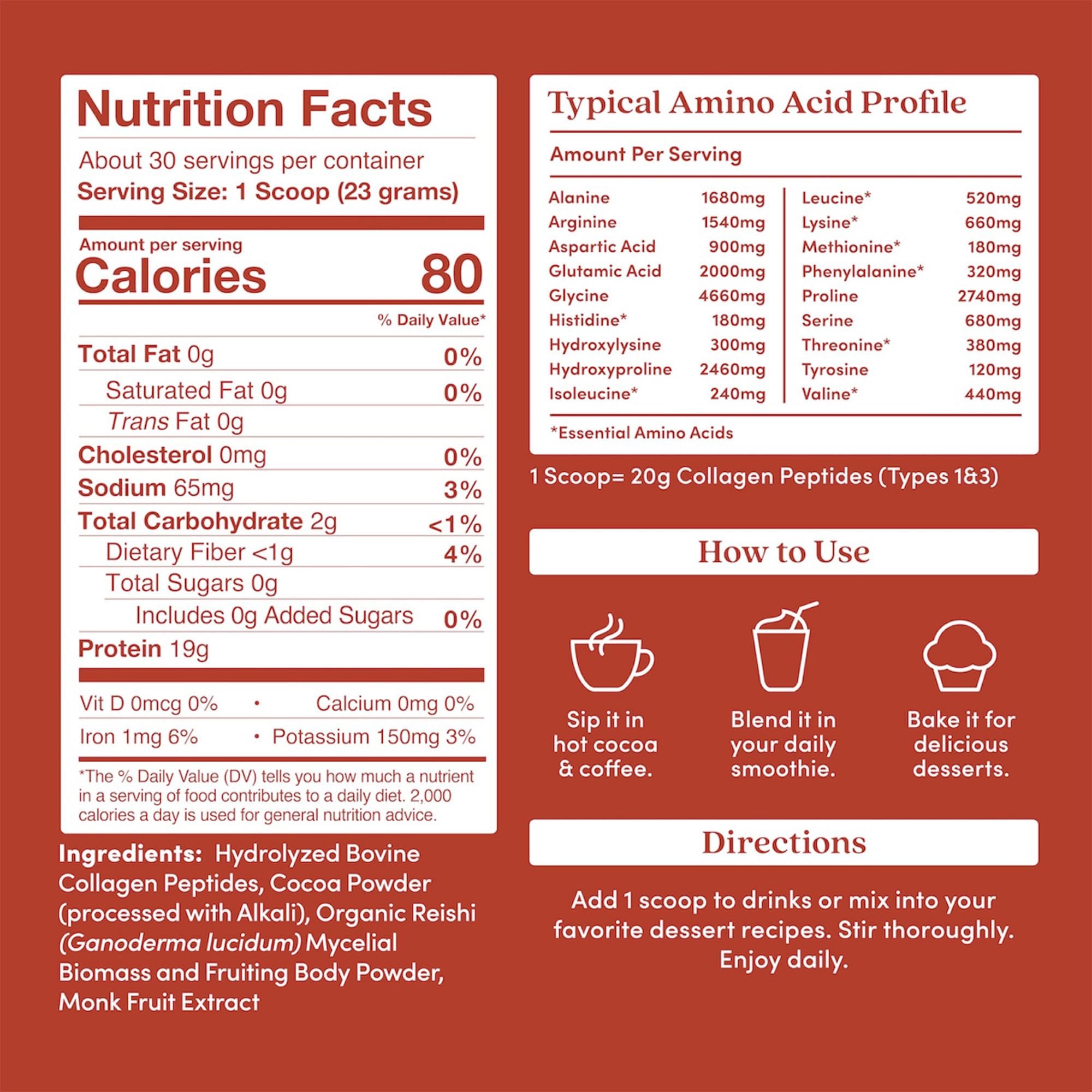 Further Food chocolate collagen con ingredientes reales para una dosis diaria.