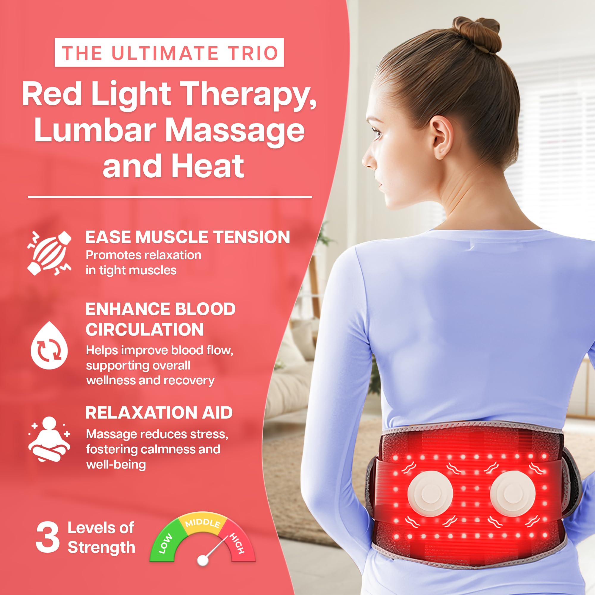 Fusion Pain Solutions relajación con calor y masaje suave para cansancio muscular
