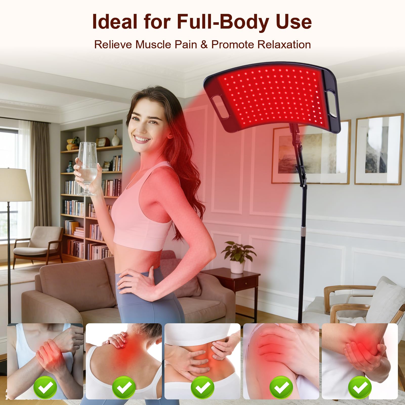 Soporte ajustable Fussion con giro de 180° para posicionamiento fácil.