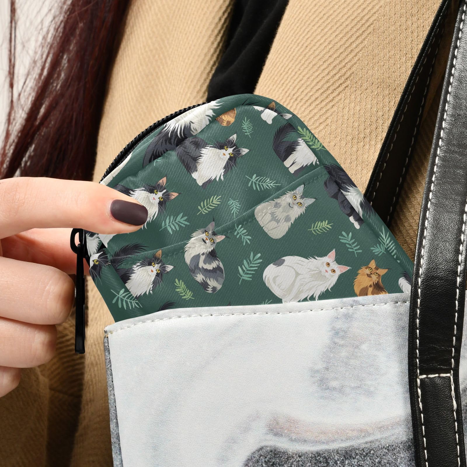 Regalo práctico con diseño felino para viajes Fustylead
