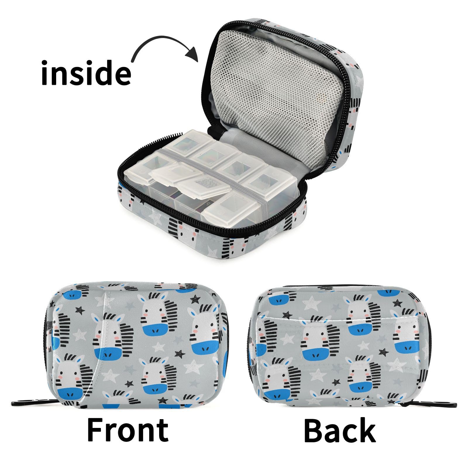 Tamaño portátil Fustylead ideal para bolso o maleta.
