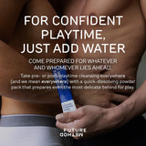 FUTURE METHOD envase reutilizable para limpieza anal, compatible con bulbo de enema.