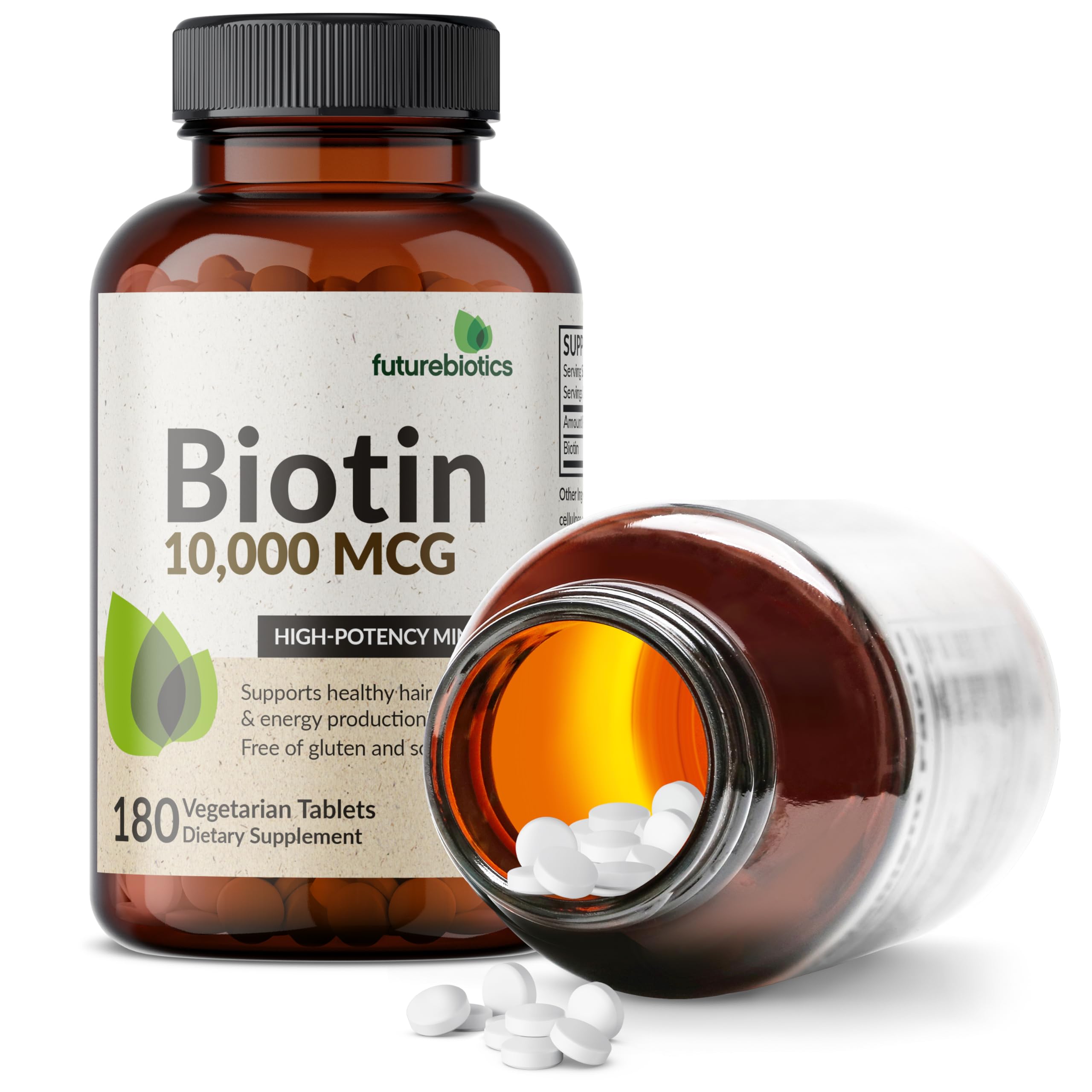 Biotina Futurebiotics fabricada en instalación BPM certificada, Nueva York