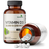 Detalle de la etiqueta Futurebiotics D3, vitamina D3 de alta potencia.