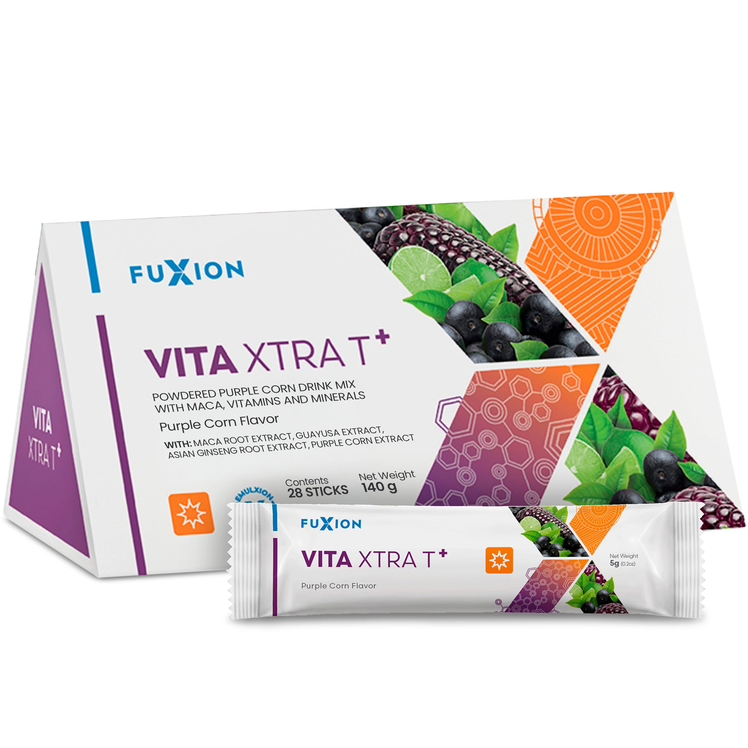FuXion Vita Xtra T+ en bote para energía diaria y vitalidad sostenida