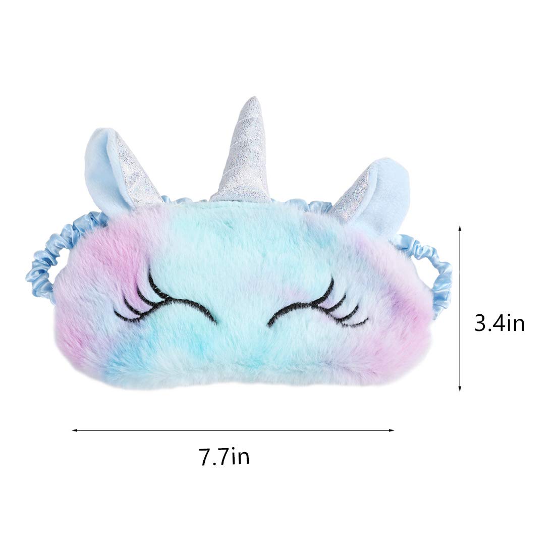 Fxaelian uso versátil para casa y viajes con esta máscara unicornio.