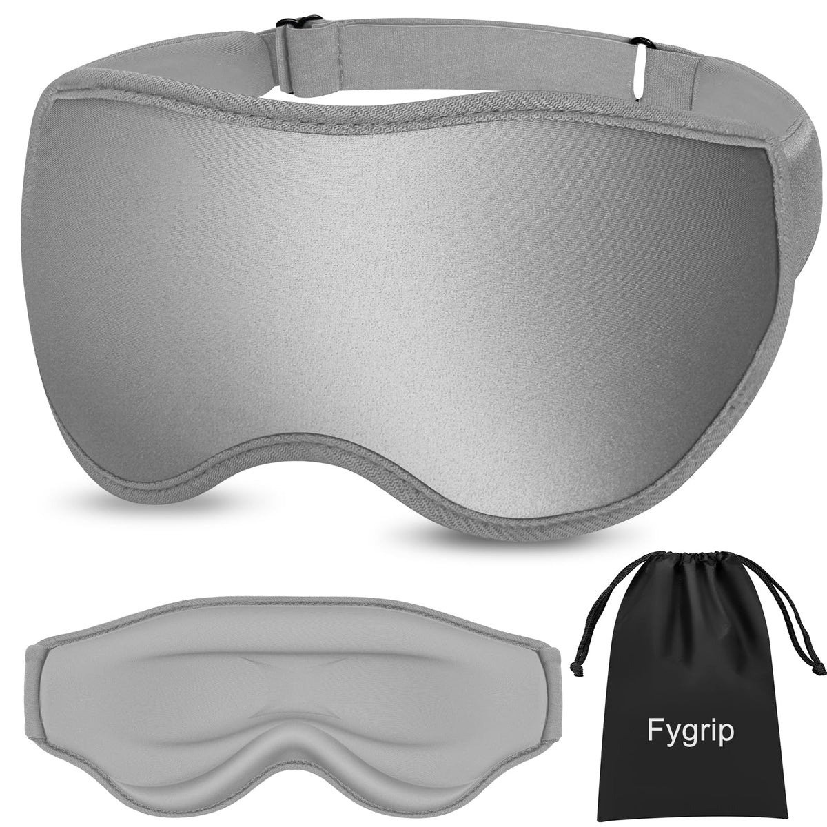 Fygrip mascara 3D para dormir visible de frente mayor comodidad