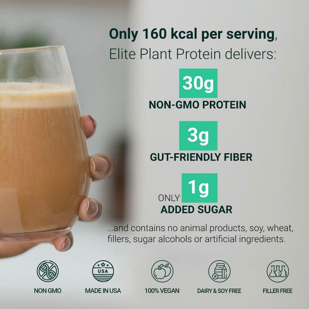 FYTA Proteína vegetal chocolate, polvo soluble para yogur cremoso.