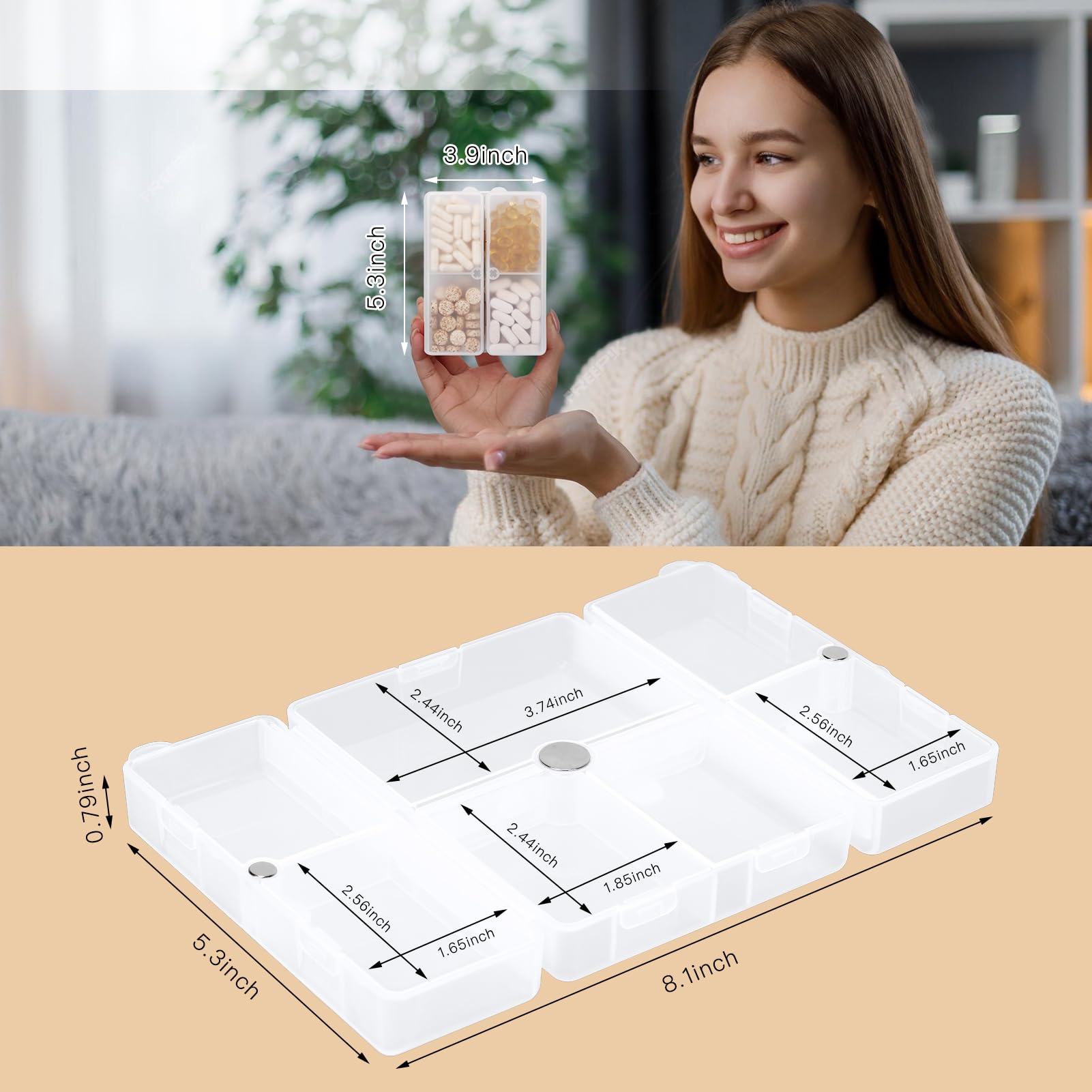 Materiales de grado alimentario y BPA Free para almacenamiento seguro.
