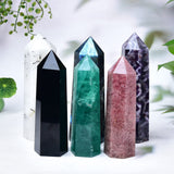 Caja regalo con torre fluorita verde FZBHRO para regalo decorativo.