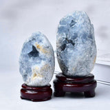 FZBHRO celestita azul para yoga y meditaciones