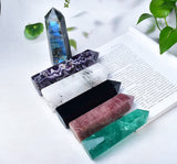 Regalo ideal para principiantes: torre fluorita verde FZBHRO.