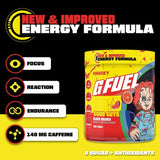 G Fuel Chucky Good Guys 2.0, envase botella para consumo práctico