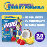 G Fuel Nuka Cola 2.0 preparación en agua, sabor tropical cítrico y bayas refrescante