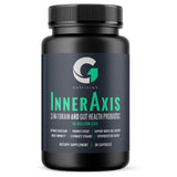 InnerAxis de G1 Nutrition, botella de cápsulas para apoyo digestivo y cognitivo