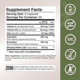GADE NUTRITION Vitamina C y Zinc: cápsulas para apoyar metabolismo y defensa.