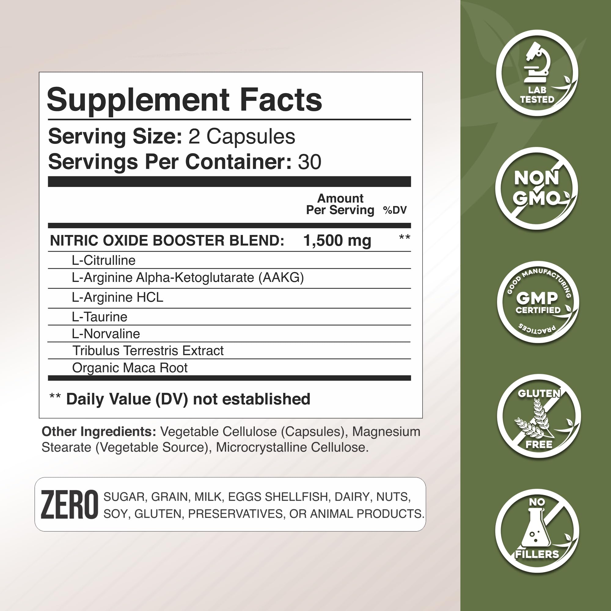 GADE NUTRITION Botella de capsulas: formato vegetariano y facil de tomar.