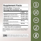 GADE NUTRITION Bromelina con quercetina para apoyo antioxidante.