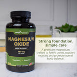 Gade Nutrition magnesio oxido para dormir mejor: relajación nocturna.