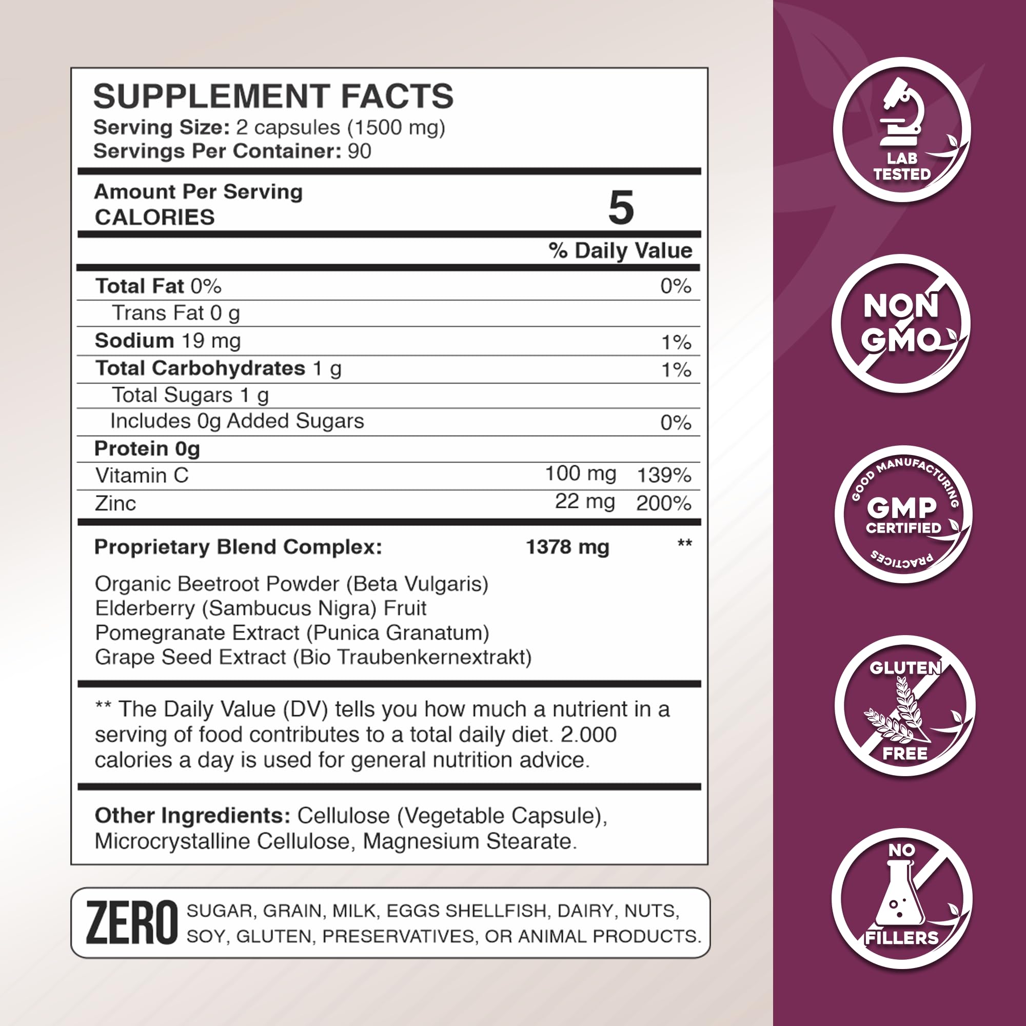 Hero Beets con saúco, apoyo antioxidante diario