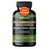 GADE NUTRITION Magnesium Triple Complex, botella elegante para descanso y calma.