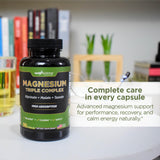 GADE NUTRITION Magnesium Triple Complex, ingredientes biodisponibles para bienestar diario.