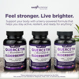GADE NUTRITION Quercetina con Bromelina y Saúco, uso diario: rutina fácil.